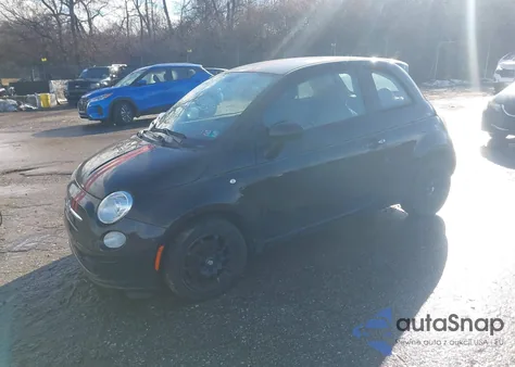 2013 Fiat 500 Pop z USA, uszkodzony, nr VIN 3C3CFFAR5DT513205